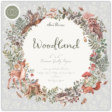 Craft Consortium Woodland Paper Pad 6 x 6 inch
