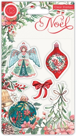 Craft Consortium Clear Stamp Transparenter Stempel Noel Decorations