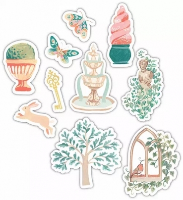 Preview: Craft Consortium Secret Garden Wooden Shapes
