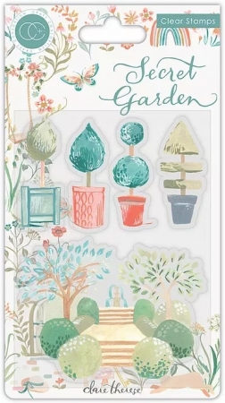 Craft Consortium Clear Stamp Transparenter Stempel Secret Garden