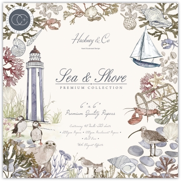 Craft Consortium Sea & Shore 6 x 6 Inch Paper Pad