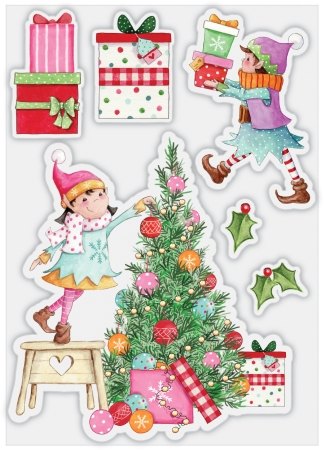 Preview: Craft Consortium Clear Stamp Transparenter Stempel Made by Elves Tree