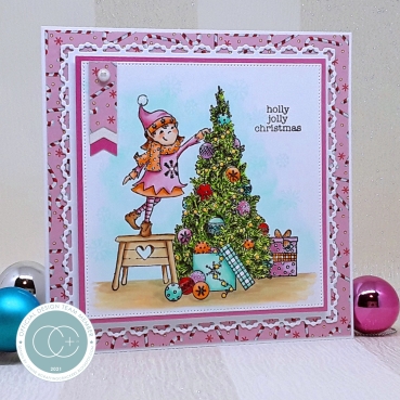 Preview: Craft Consortium Clear Stamp Transparenter Stempel Made by Elves Tree