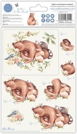 Preview: Craft Consortium In the Forest 3D Decoupage Set
