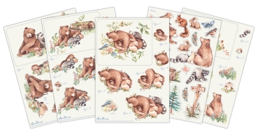 Preview: Craft Consortium In the Forest 3D Decoupage Set