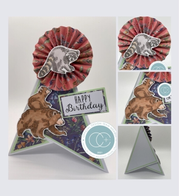 Craft Consortium Clear Stamp Transparenter Stempel In the Forest Bear