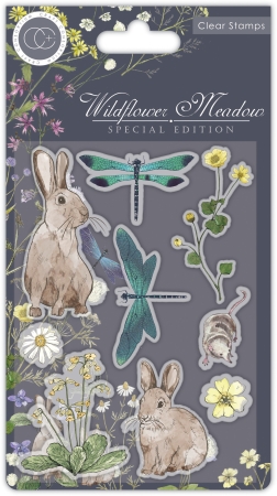 Craft Consortium Clear Stamp Transparenter Stempel Wildflower Meadow Special Edition