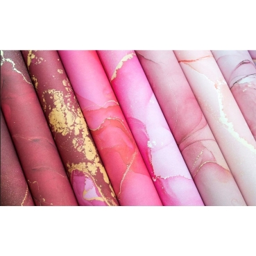 Preview: Craft Consortium Essential Craft Papers 12 x 12 Inch Paper Pad Ink Drops Rose