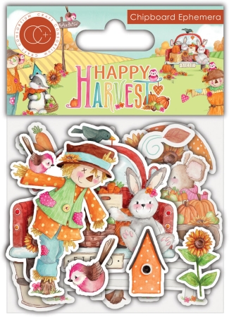 Craft Consortium Happy Harvest Chipboard Ephemera