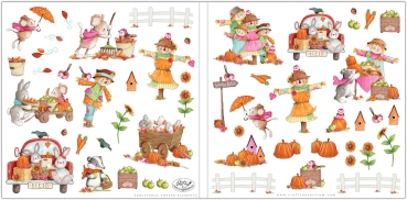 Preview: Craft Consortium Happy Harvest 12 x 12 Inch Paper Pad