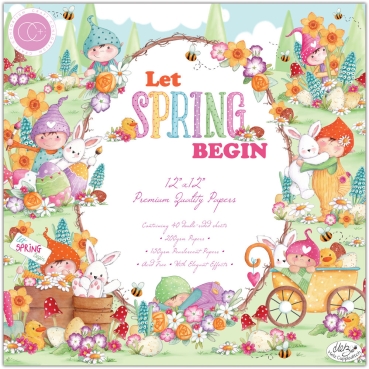 Craft Consortium Let Spring Begin 12 x 12 Inch Paper Pad