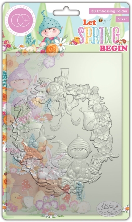 Craft Consortium 3D Embossing Folder Let Spring Begin