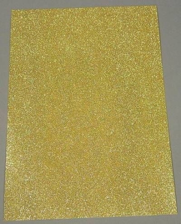 Glitterkarton 280 Gramm A4 gold