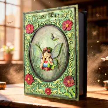 Katy Sue Designs Cosmic Shimmer Silicone Mould Fairy Tales Frame