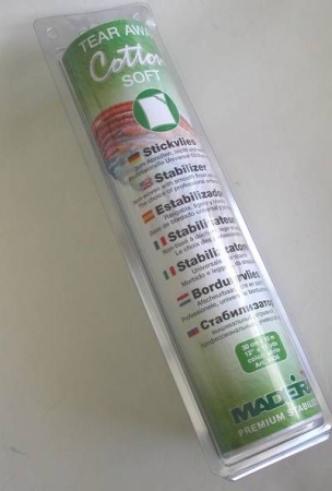 Cotton Soft Stickvlies 50 cm breit pro Meter weiss
