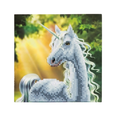 Preview: Craft Buddy CCK-A2 Crystal Card Kit Sunshine Unicorn