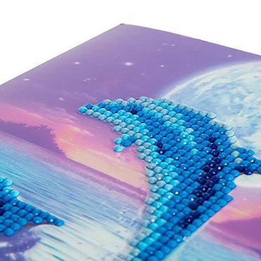Preview: Craft Buddy CCK-A11 Crystal Card Kit Dolphins