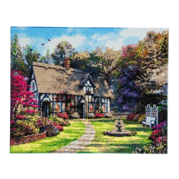 Craft Buddy CAK-A29 Framed Crystal Art Holzrahmen Country Cottage