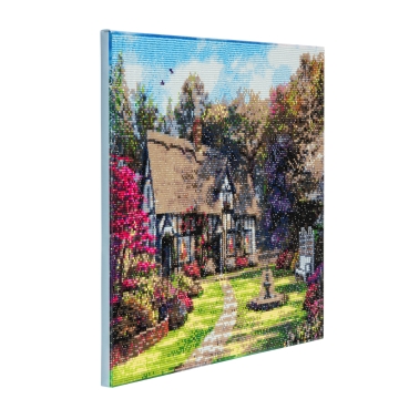Preview: Craft Buddy CAK-A29 Framed Crystal Art Holzrahmen Country Cottage