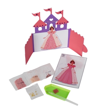 Preview: Craft Buddy CAMK-38 Crystal Motif Kit Kristallkunst Sticker Pink Princess