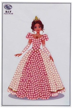 Craft Buddy CAMK-38 Crystal Motif Kit Kristallkunst Sticker Pink Princess