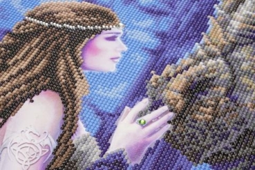 Preview: Craft Buddy CAK-AST5 Framed Crystal Art Holzrahmen Anne Stokes Once Upon A Time