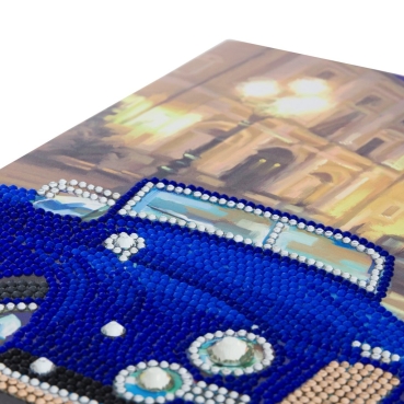Preview: Craft Buddy CCKXL-6 Giant Crystal Art Card 21 x 29 cm Sports Car