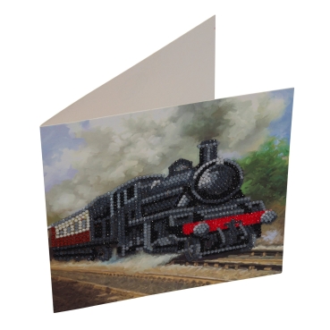 Preview: Craft Buddy CCK-A43 Crystal Card Kit Train