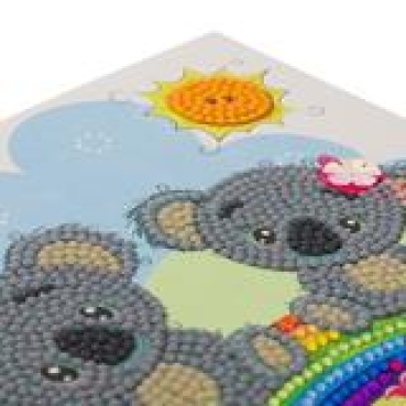 Preview: Craft Buddy CCK-A47 Crystal Card Kit Koala