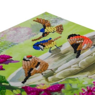 Preview: Craft Buddy CCK-A50 Crystal Card Kit Birds