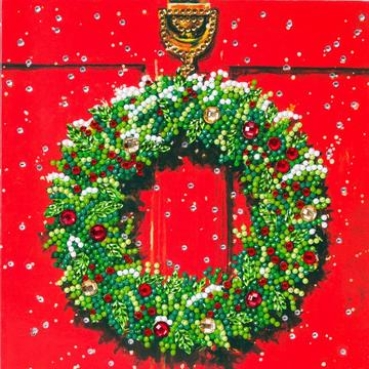 Craft Buddy CCK-XM62 Crystal Card Kit Wreath