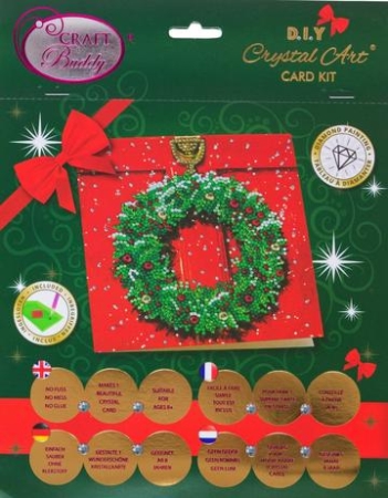 Preview: Craft Buddy CCK-XM62 Crystal Card Kit Wreath