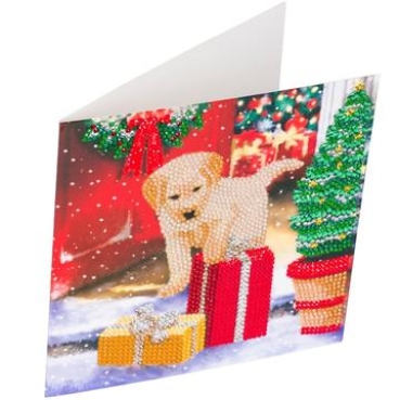 Preview: Craft Buddy CCK-XM64 Crystal Card Kit Labrador Pup