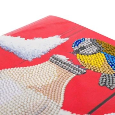 Preview: Craft Buddy CCKXL-9 Giant Crystal Art Card 21 x 29 cm Birds Milkshake