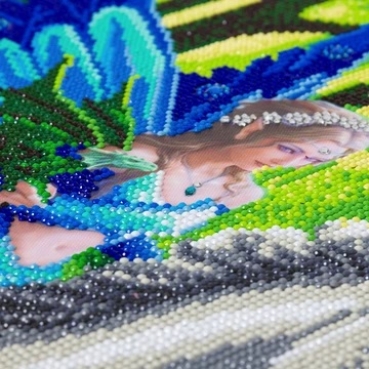 Preview: Craft Buddy CAK-AST15 Framed Crystal Art Holzrahmen ANNE STOKES Realm of Enchantment