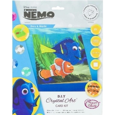 Preview: Craft Buddy CCK-DNY800 Crystal Card Kit Dory and Marlin