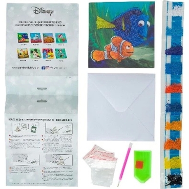 Craft Buddy CCK-DNY800 Crystal Card Kit Dory and Marlin