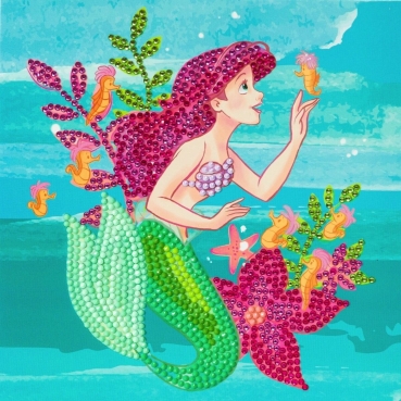 Craft Buddy CCK-DNY803 Crystal Card Kit Disney Ariel