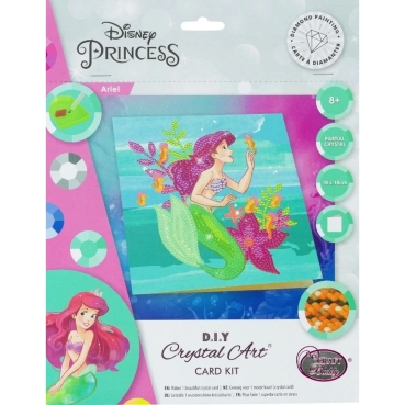 Preview: Craft Buddy CCK-DNY803 Crystal Card Kit Disney Ariel