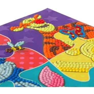 Preview: Craft Buddy CCK-DNY806 Crystal Card Kit Disney Winnie The Pooh Puzzle