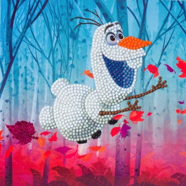 Craft Buddy CCK-DNY801 Crystal Card Kit Disney Floating Olaf