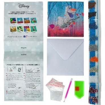 Craft Buddy CCK-DNY801 Crystal Card Kit Disney Floating Olaf