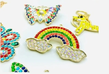 Craft Buddy CA-PDKT2 Crystal Art Pendant Kit of 6 Set mit 6 Anhängern