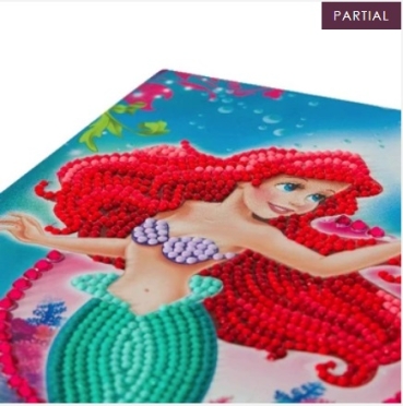 Preview: Craft Buddy CANJ-DNY601 Crystal Art Notebook The Little Mermaid