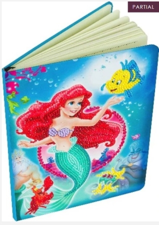 Preview: Craft Buddy CANJ-DNY601 Crystal Art Notebook The Little Mermaid