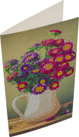 Preview: Craft Buddy CCK-11x22C8 Crystal Art Card Flower Vase