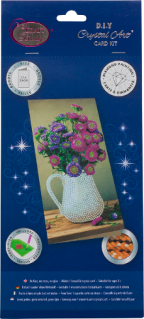 Preview: Craft Buddy CCK-11x22C8 Crystal Art Card Flower Vase