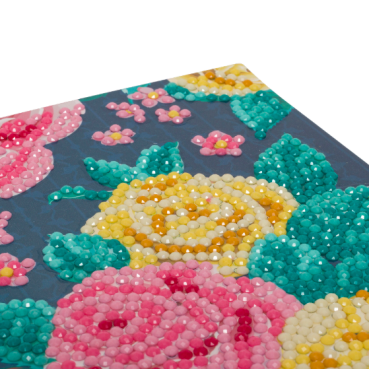 Preview: Craft Buddy CCK-11x22C10 Crystal Art Card Pretty Flowers