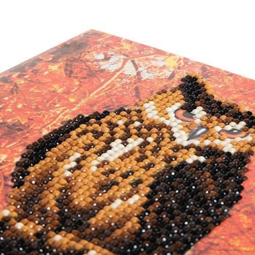Preview: Craft Buddy CCK-A10 Crystal Art Card 18 x 18 cm Autumn Owl