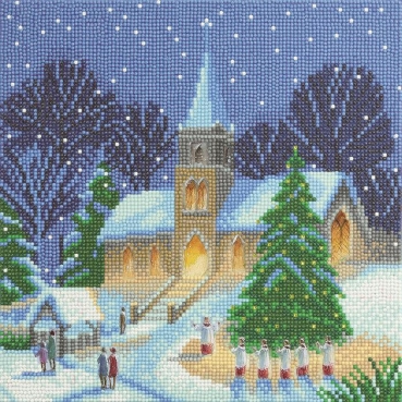 Craft Buddy CAK-A139M Framed Crystal Art Holzrahmen Christmas Carols